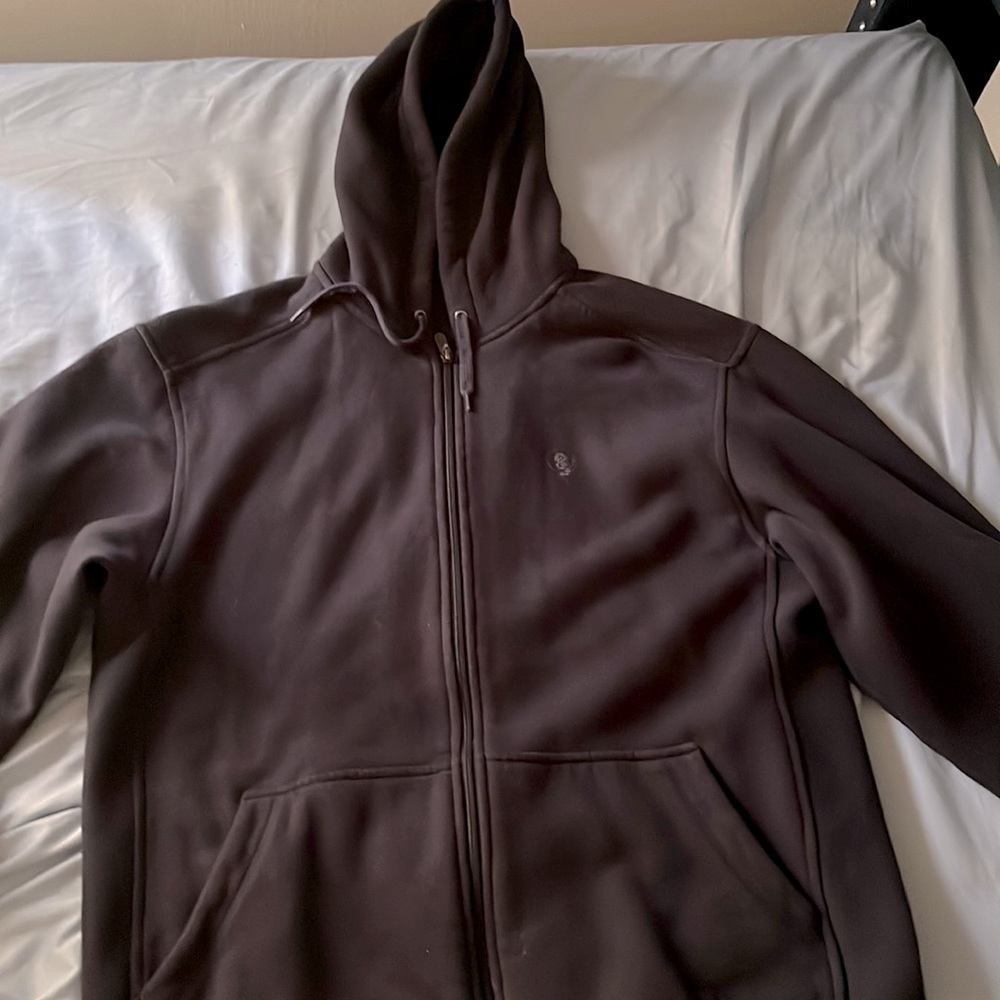 Navy blue IZOD zip up jacket, High quality,comfortable in any weather conditions